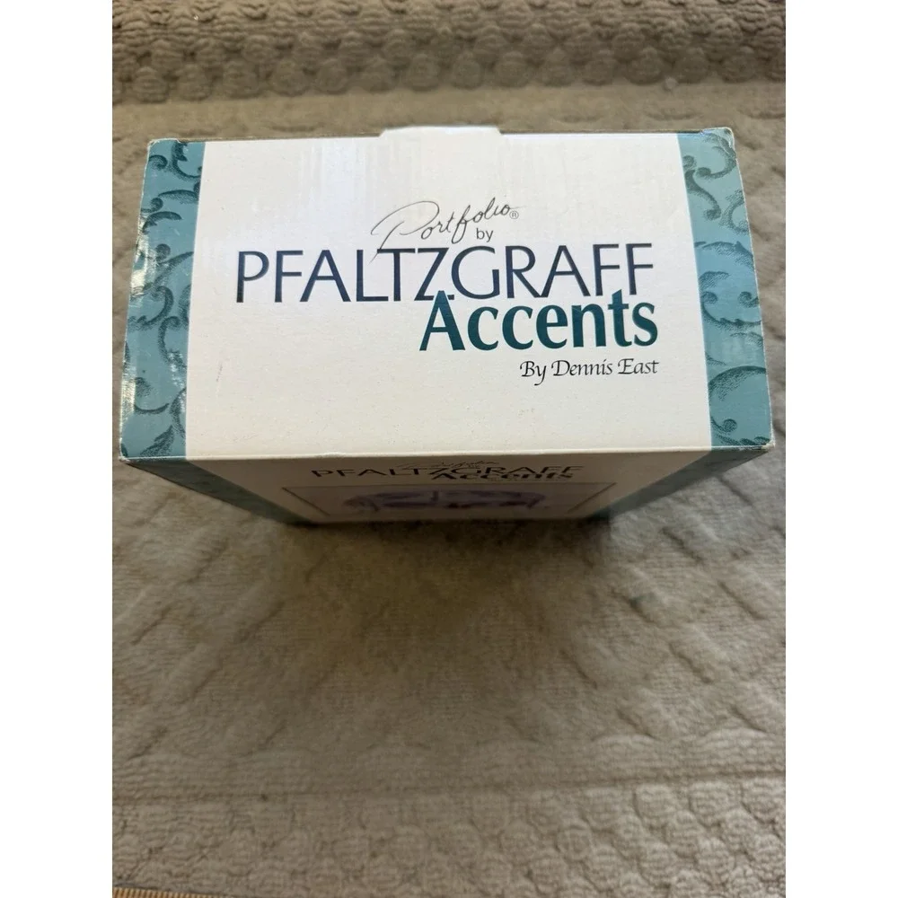 2002 Portfolio PFALTZGRAFF Accents Winterwood POTPOURRI BOWL ITEM #23371 Holly